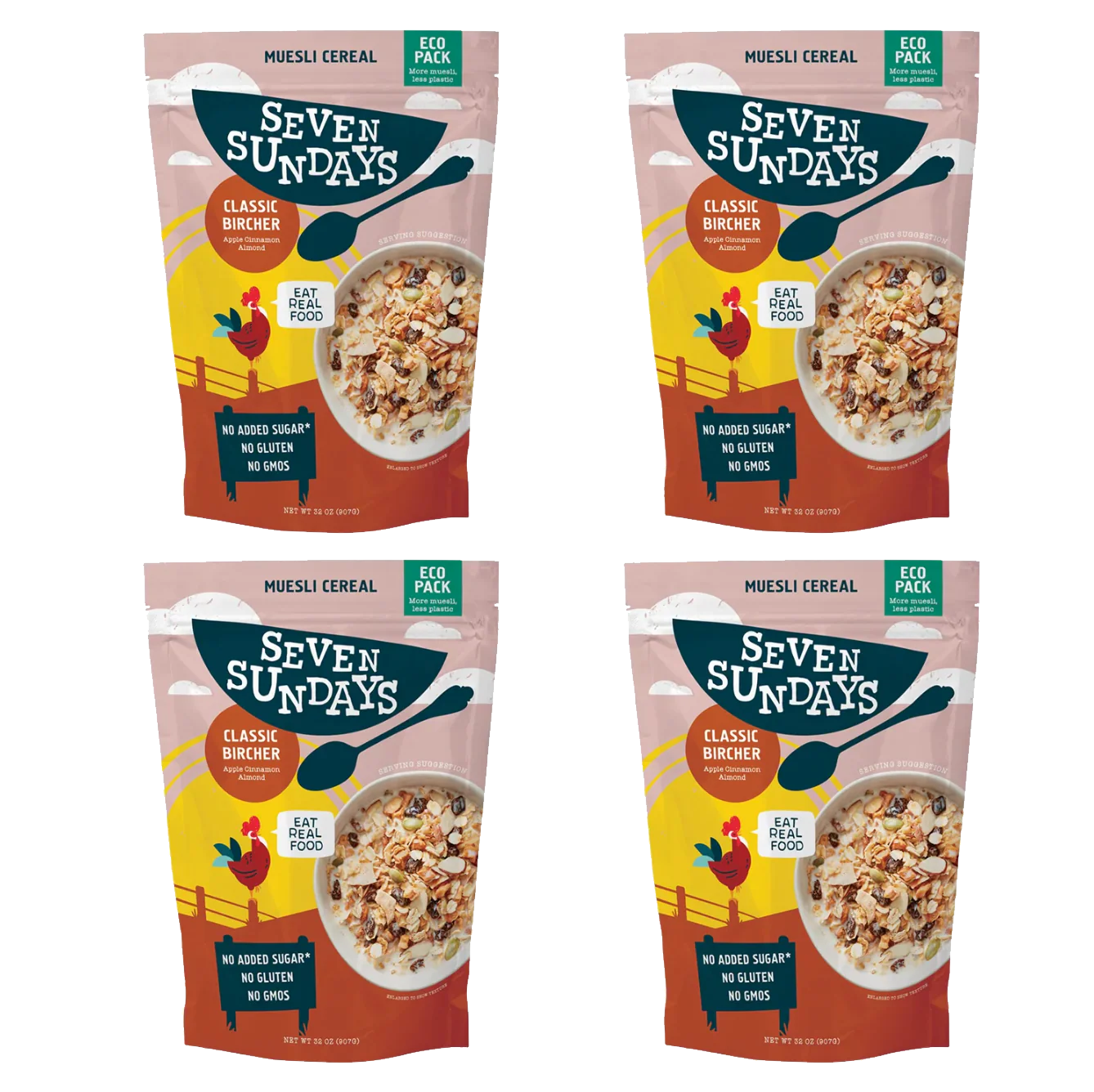 Classic Bircher Apple Cinnamon Muesli Eco-Pack, 32oz - Image 7