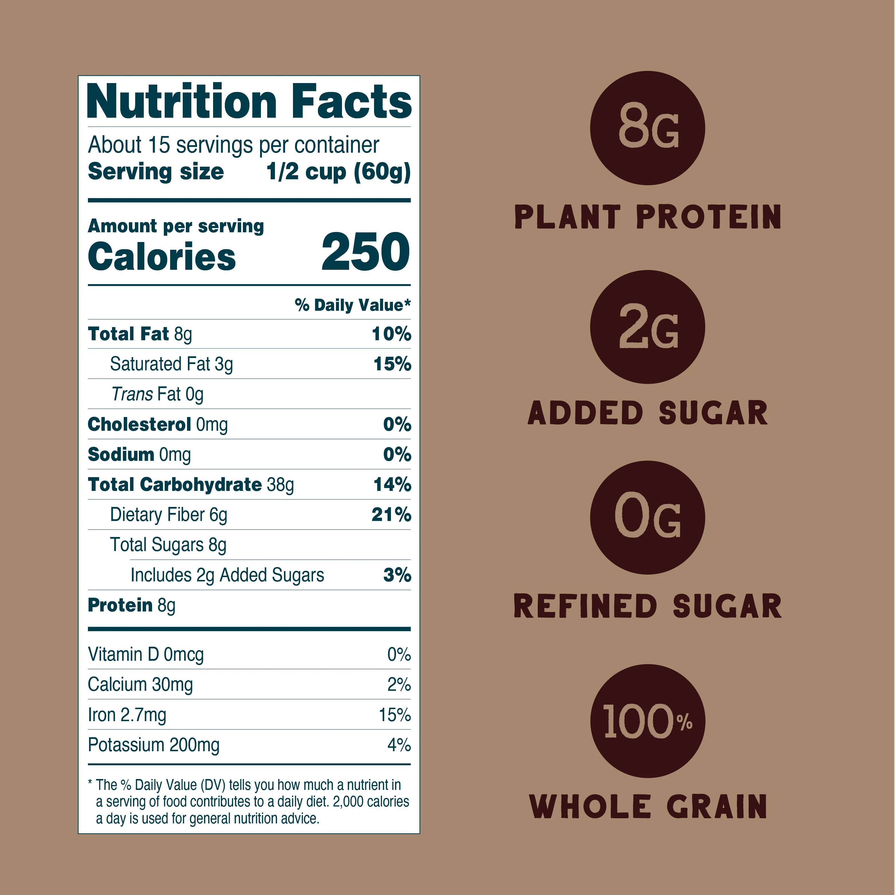 Early Riser Dark Chocolate Muesli Eco-Pack, 32oz - Image 3