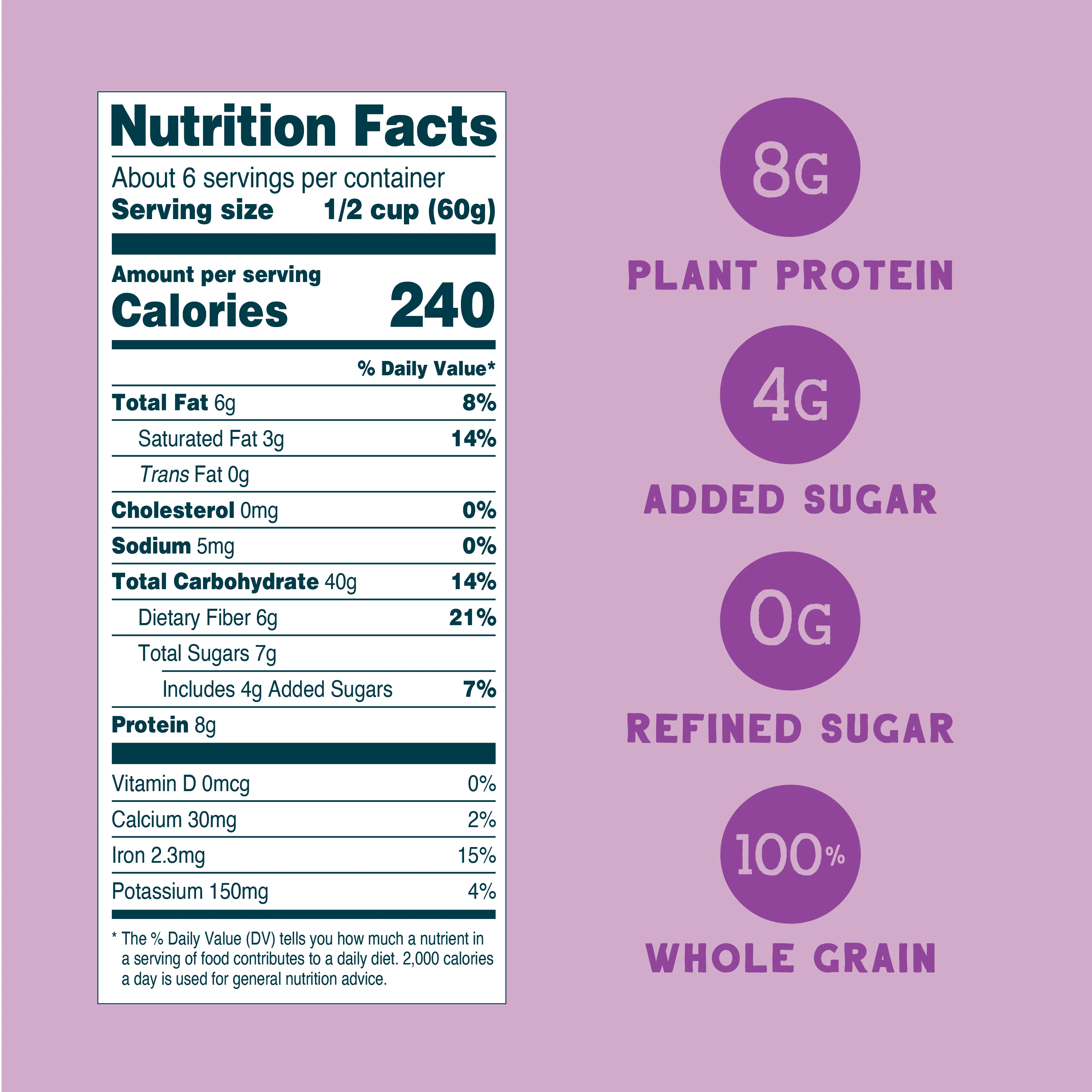 Wild & Free Blueberry Chia Muesli Eco-Pack, 32oz - Image 3