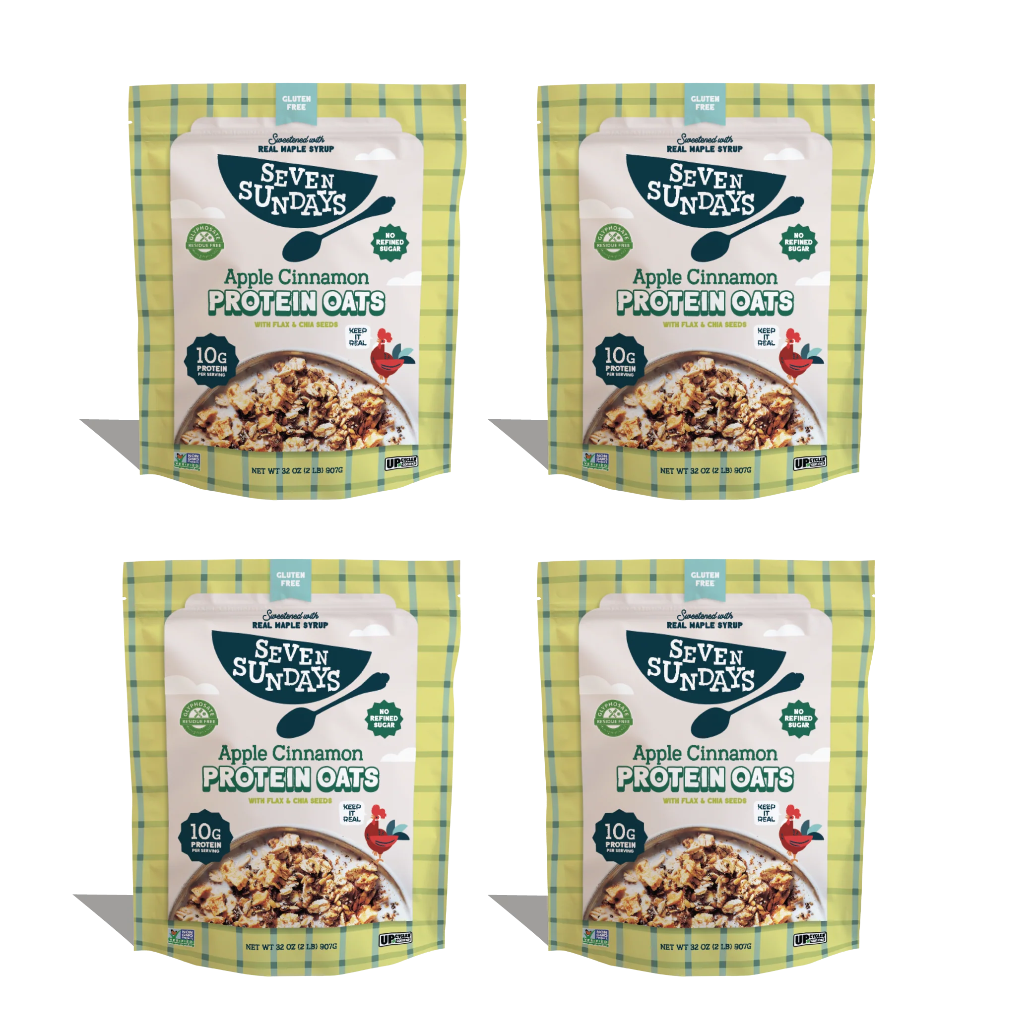 Apple Cinnamon Protein Oats, 32oz - Image 9