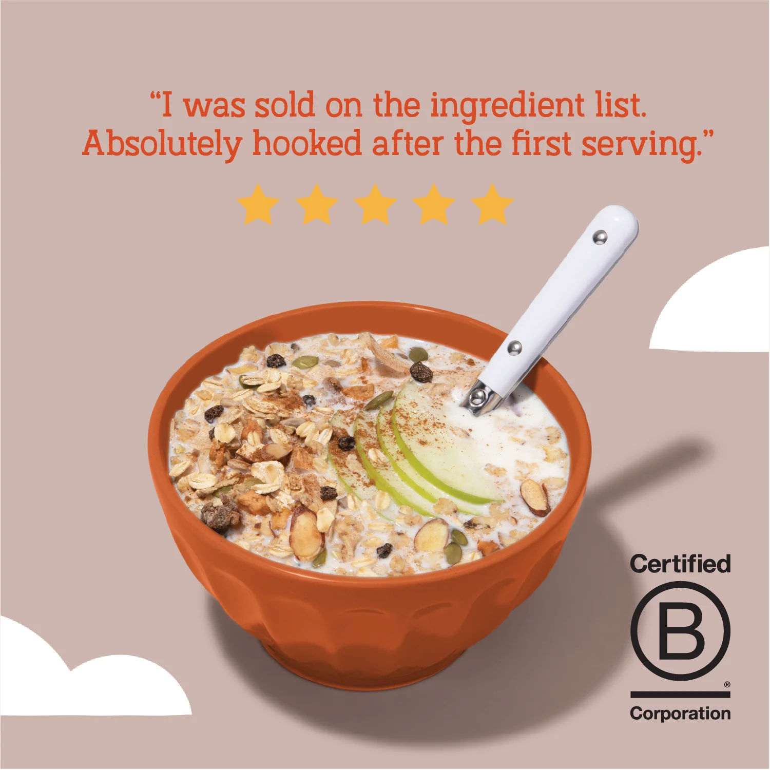 Classic Bircher Apple Cinnamon Muesli, 12oz - Image 5