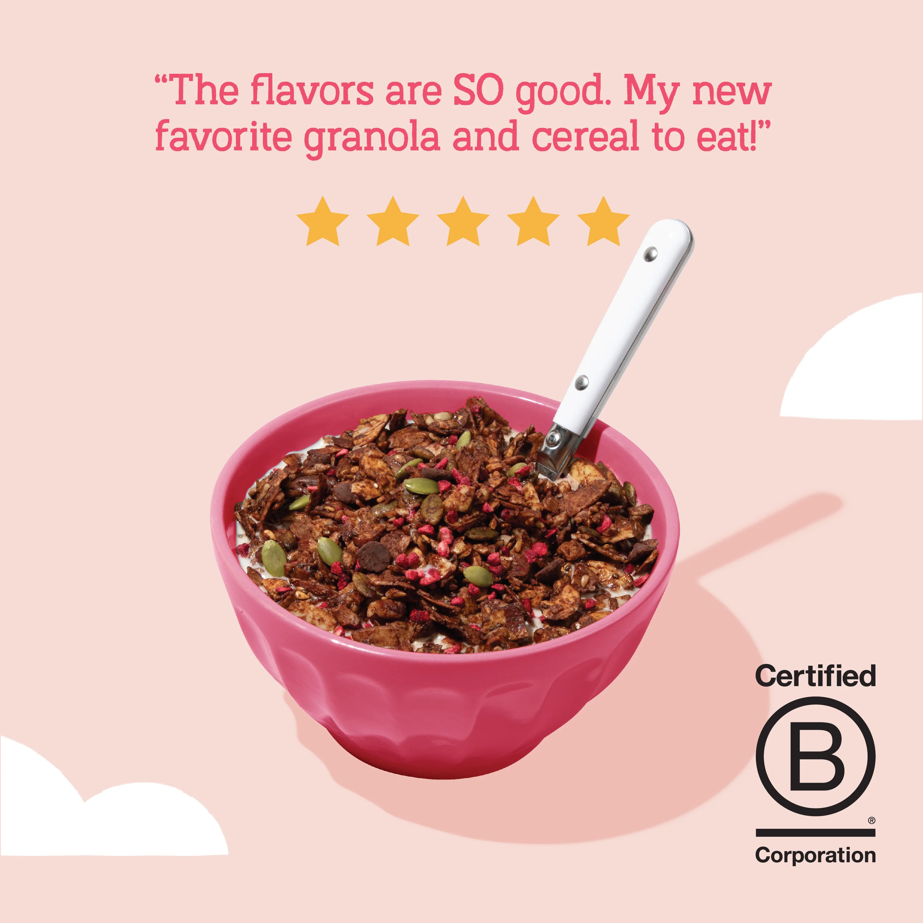 Day Dream Chocolate Raspberry Grain-Free Granola, 20oz - Image 5
