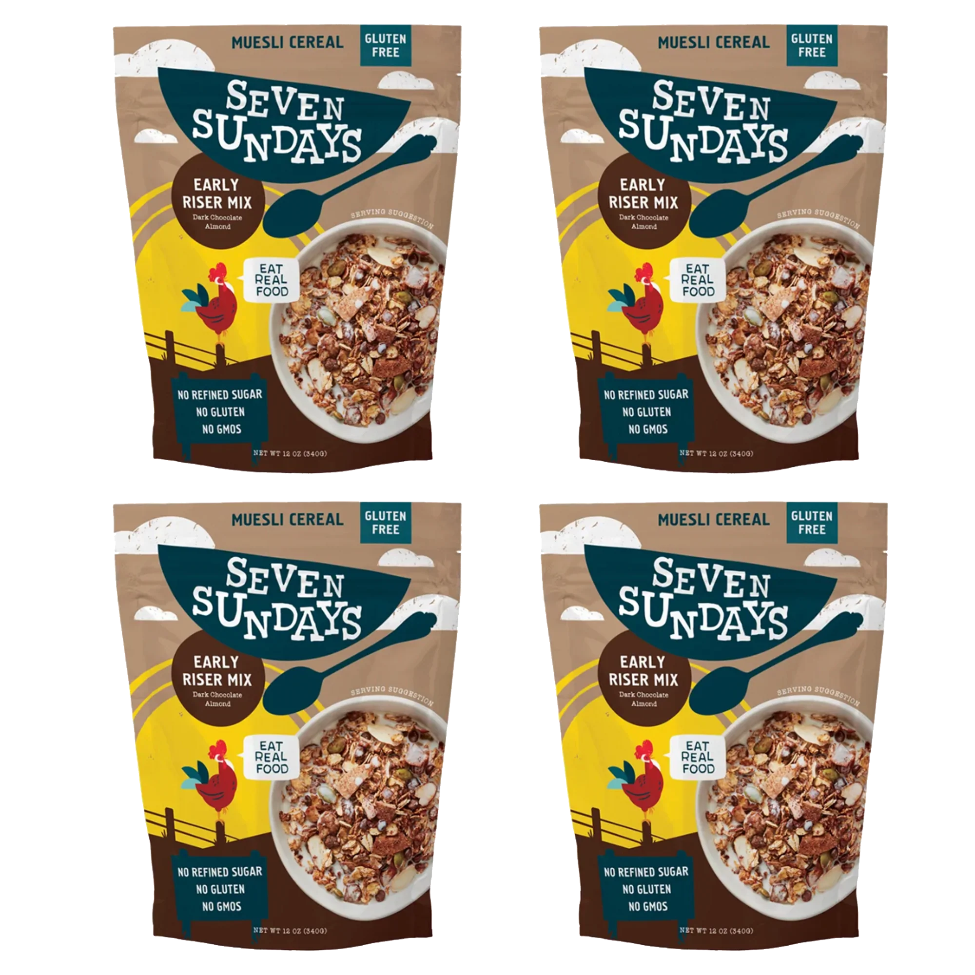 Early Riser Dark Chocolate Muesli, 12oz - Image 8
