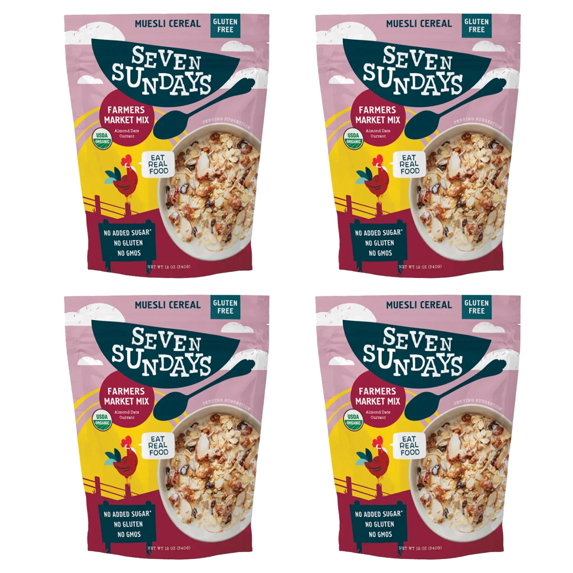 Organic Farmers Market Almond Date Muesli, 12oz - Image 8