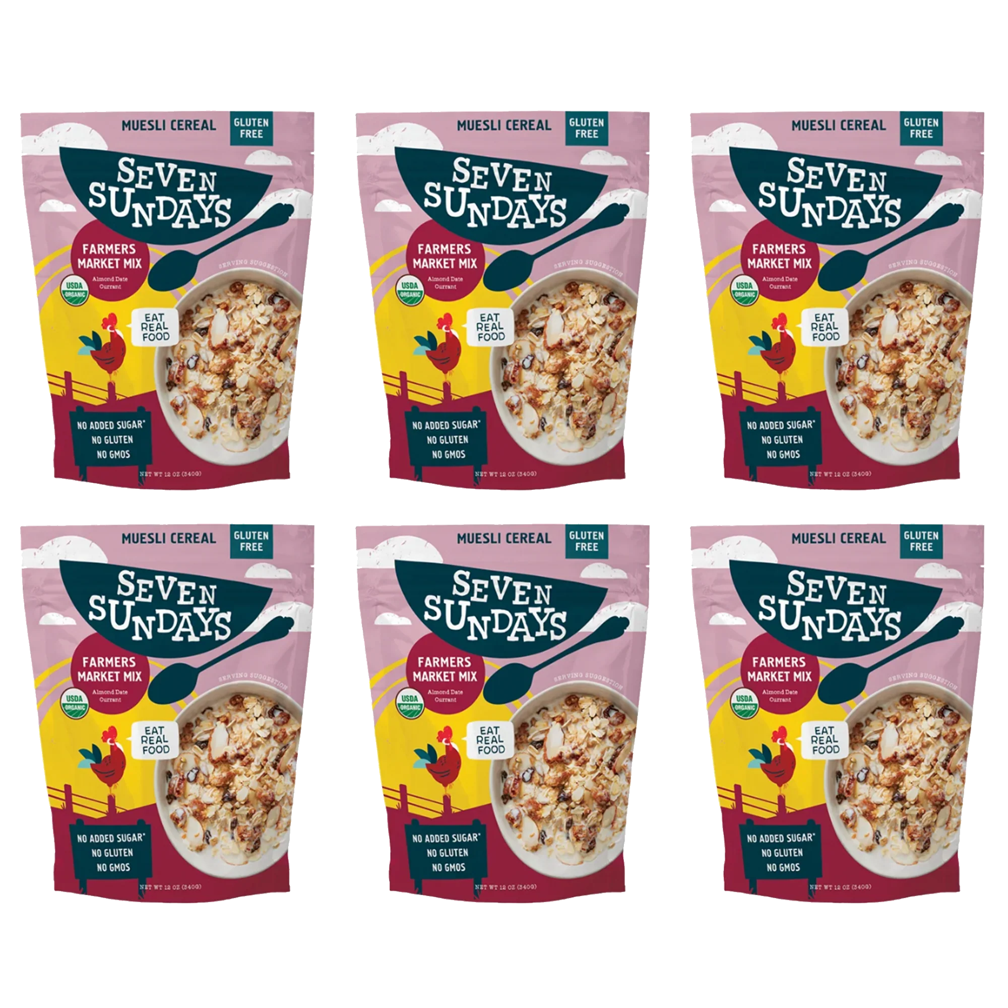 Organic Farmers Market Almond Date Muesli, 12oz - Image 9