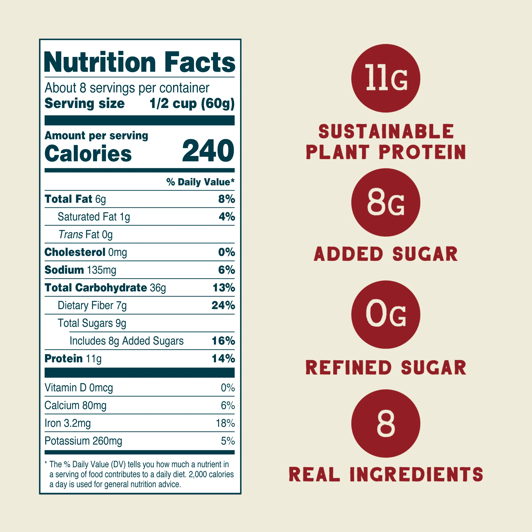 Maple Almond Protein Oats, 16oz - Image 3