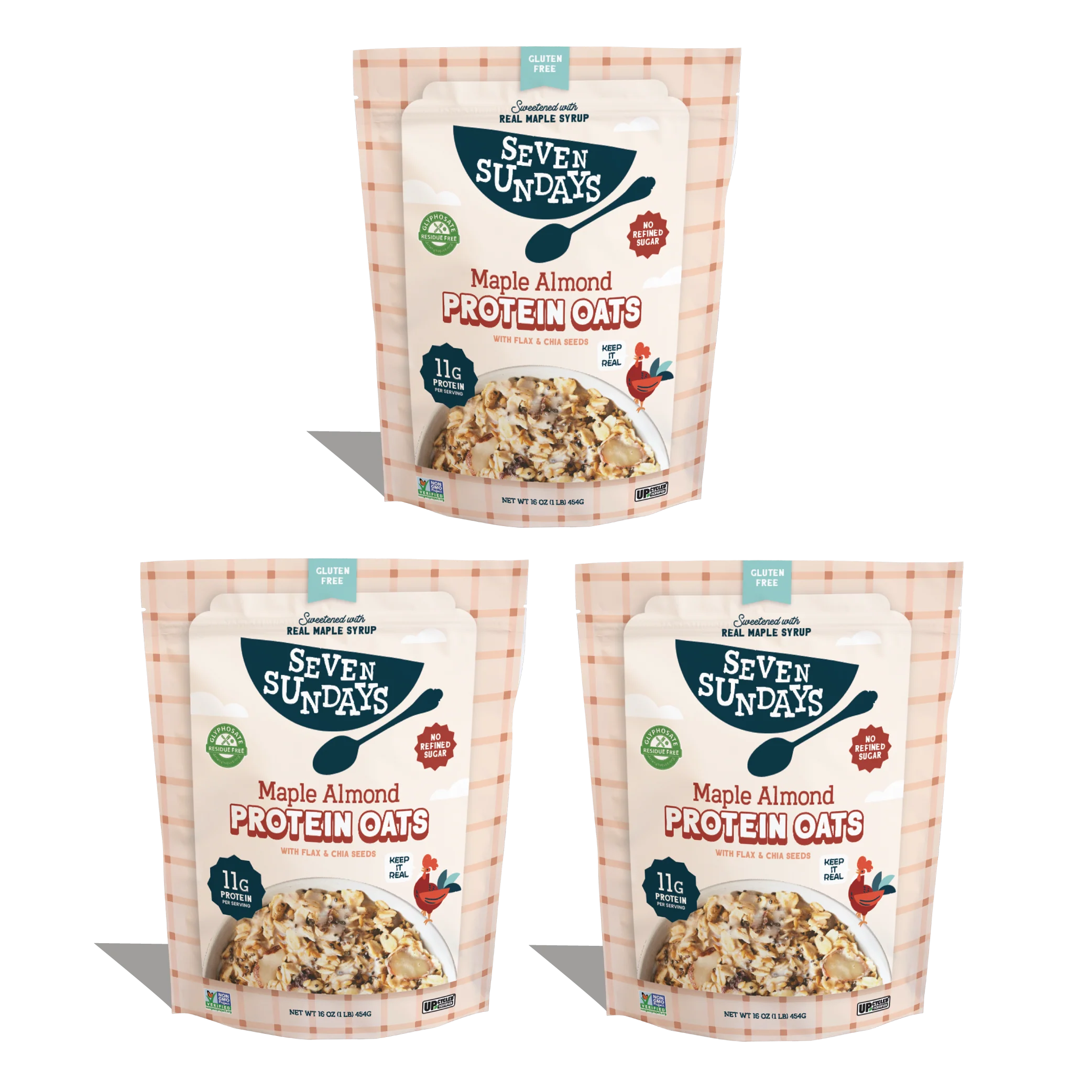 Maple Almond Protein Oats, 16oz - Image 7