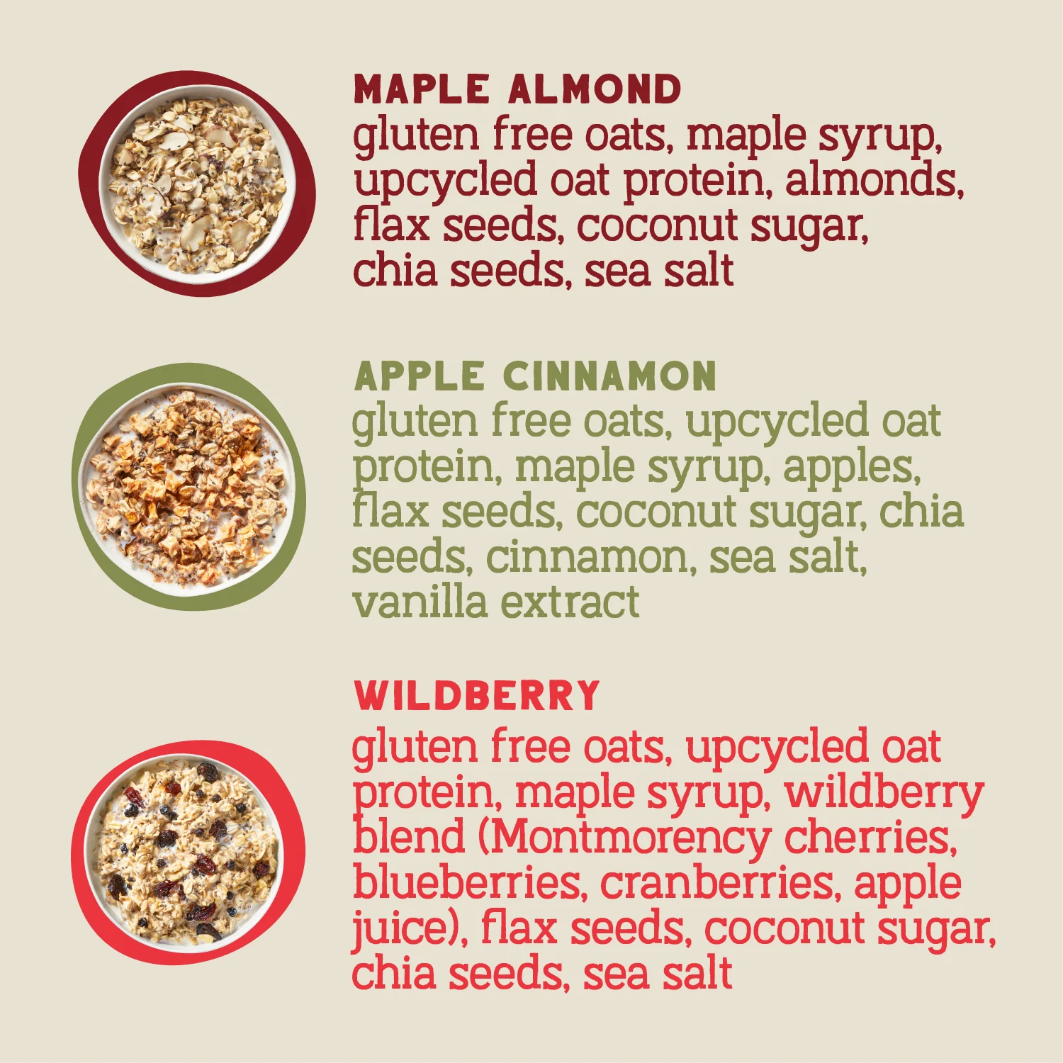 Protein Oats Variety Pack, 32oz - Image 3