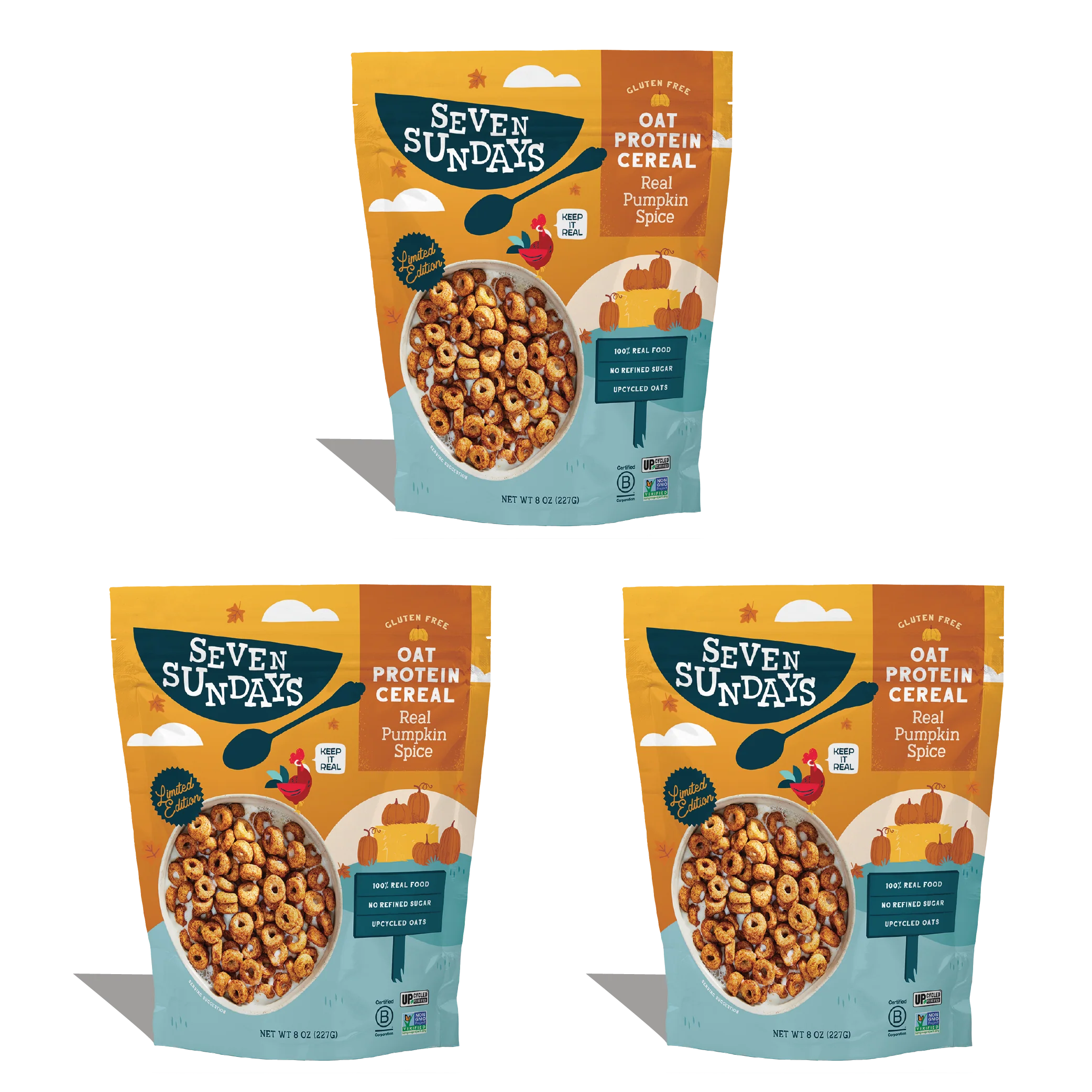 Real Pumpkin Spice Oat Protein Cereal - Image 7