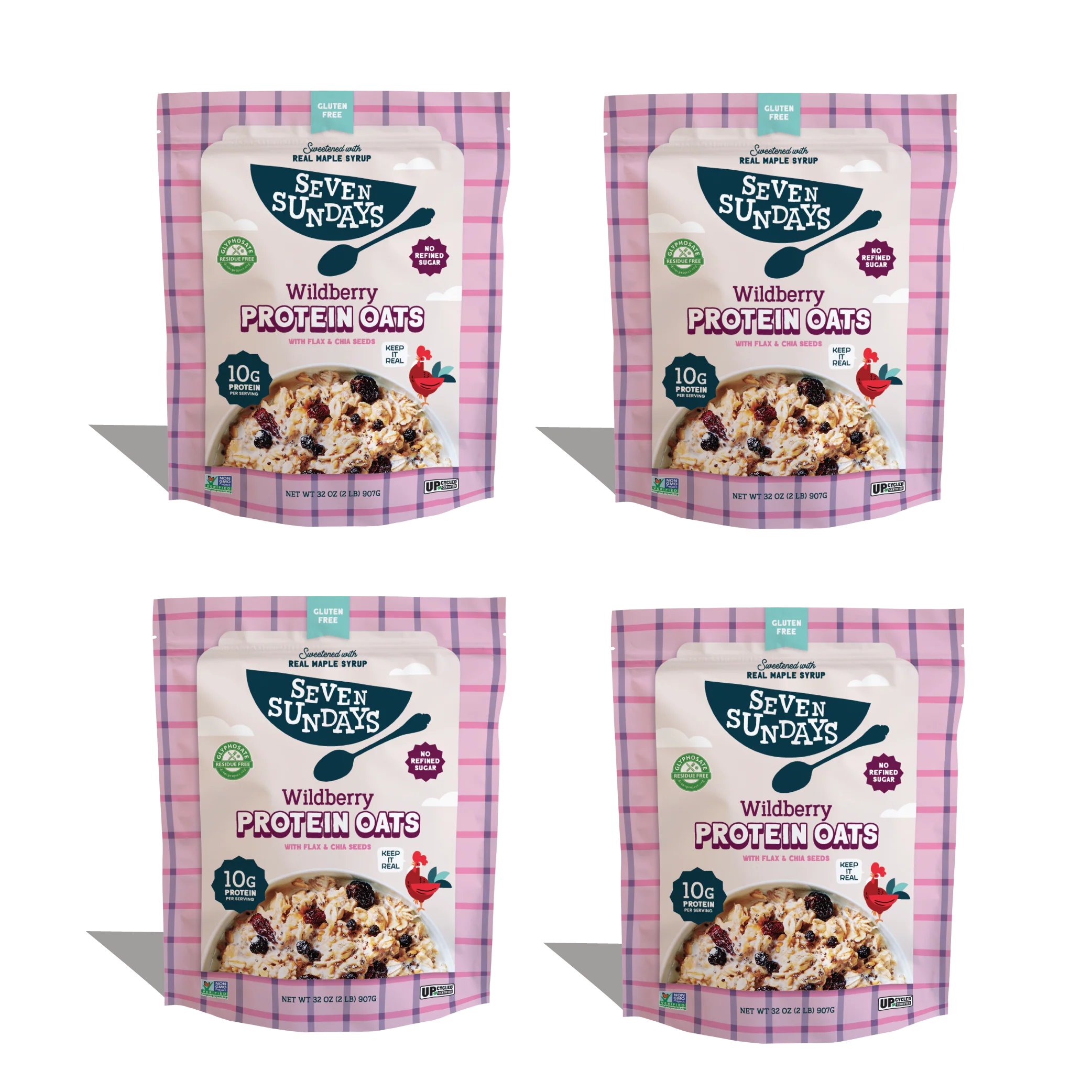 Wildberry Protein Oats, 32oz - Image 8